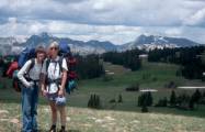 Karen and daughter 2000 - Mt. Zirkel